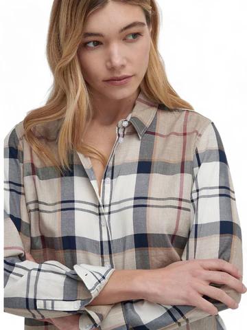 26SS 바버 셔츠 LSH1353 LSH BR37 Hessian tartan - BARBOUR