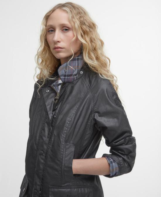 26SS 바버 비드넬 왁스 재킷 LWX0667 LWX BK11 Black - BARBOUR