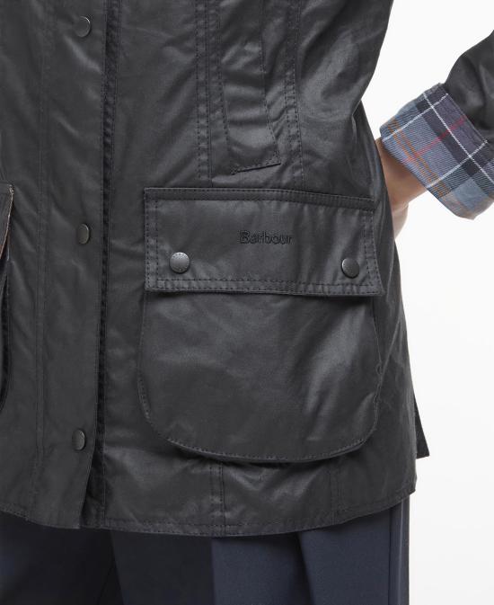 26SS 바버 비드넬 왁스 재킷 LWX0667 LWX BK11 Black - BARBOUR