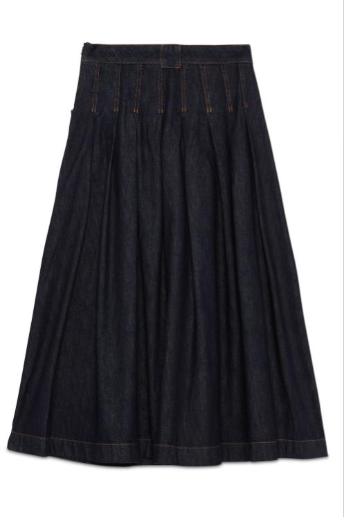 26SS 로이로져스 미디 스커트 RND90270 D685 0021 C0999 Denim - ROY ROGER'S