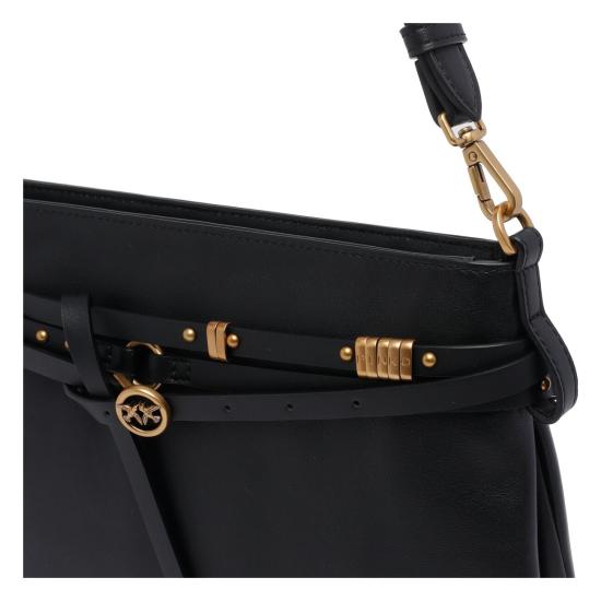 26SS 핑코 토트백 106176A0QO Z99Q Nero antique gold - PINKO