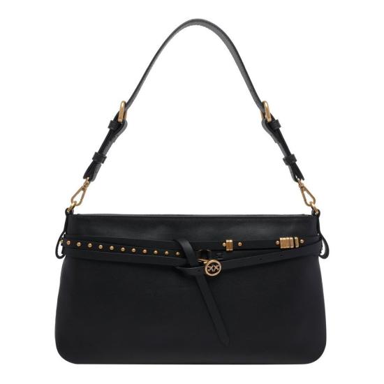 26SS 핑코 토트백 106176A0QO Z99Q Nero antique gold