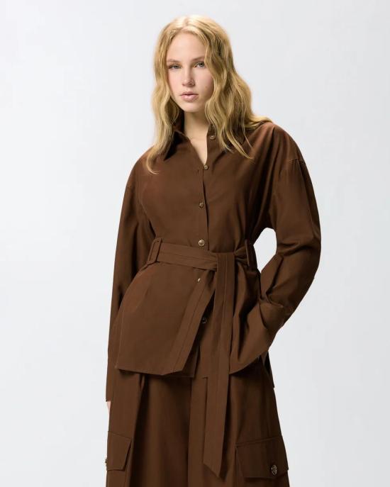 26SS 핑코 수트 자켓 106153A2ER L78 Marrone terra x piante - PINKO