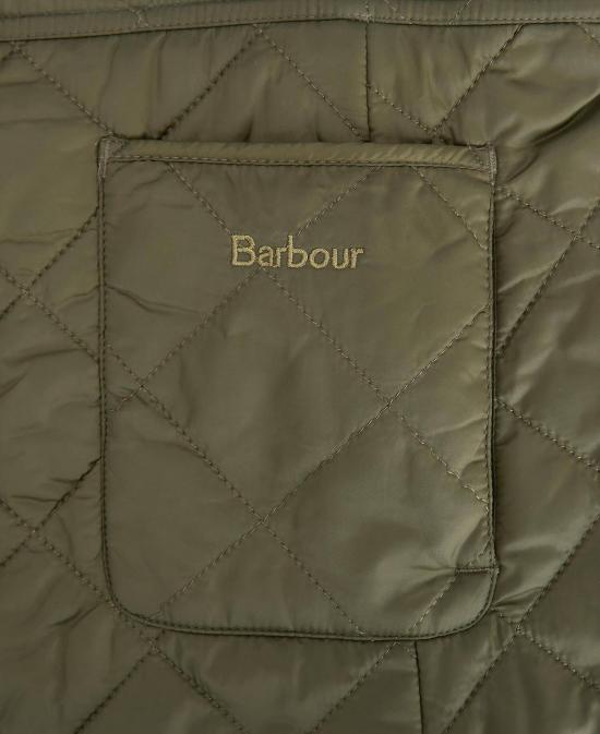 26SS 바버 DEVERON 데브론 퀼티드 자켓 LQU1012 LQU OL51 Olive pale pink - BARBOUR
