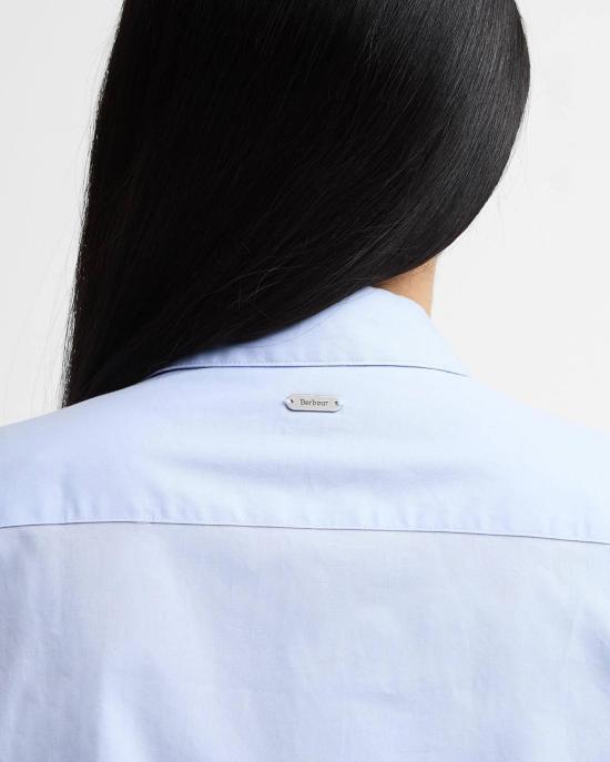 26SS 바버 셔츠 LSH1409 LSH BL13 Pale blue hessian tartan - BARBOUR