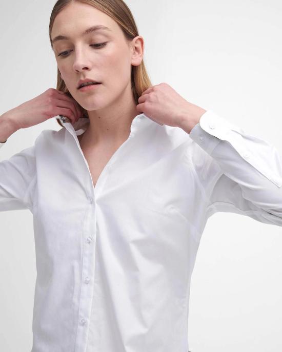 26SS 바버 셔츠 LSH1409 LSH WH33 White hessian tartan - BARBOUR