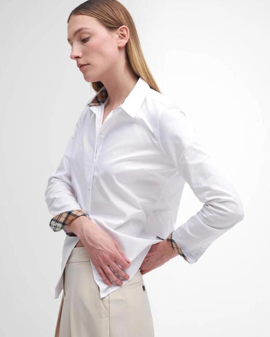 26SS 바버 셔츠 LSH1409 LSH WH33 White hessian tartan - BARBOUR