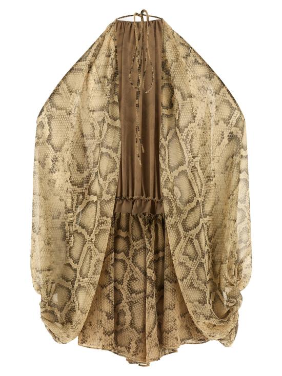 26SS 안다마네 미디 원피스 T190171BTNP264NATURALPYTHON - ANDAMANE