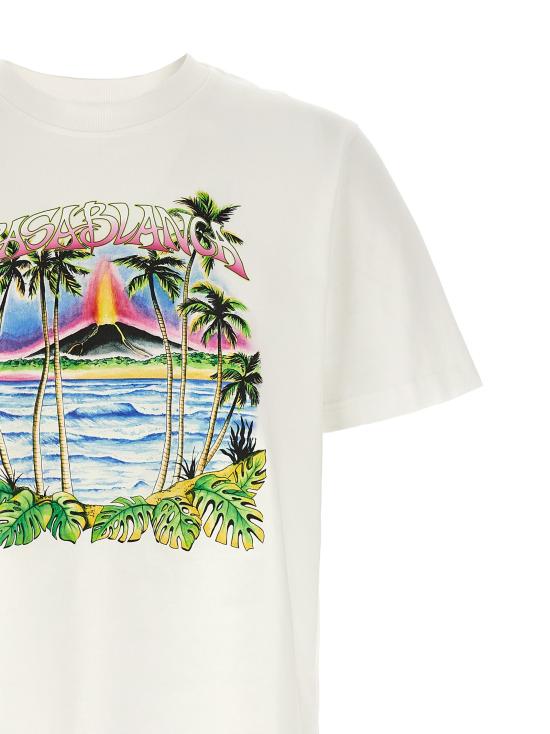 26SS 카사블랑카 반팔 티셔츠 MSP26JTS00122 - CASABLANCA