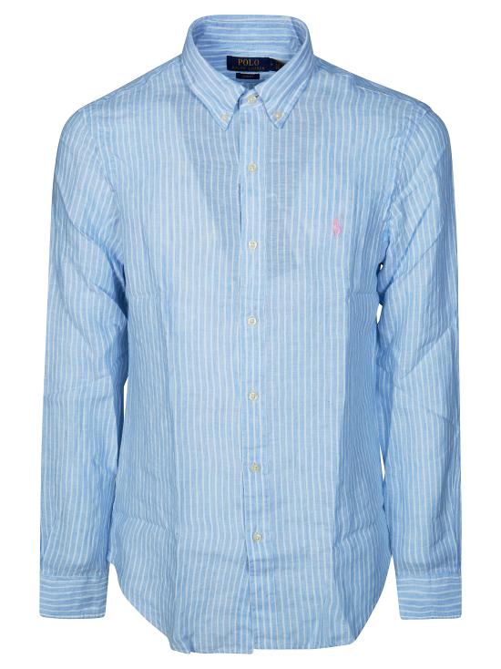 26SS 폴로 랄프로렌 긴팔 셔츠 710B15647003 7188B AZZURRO