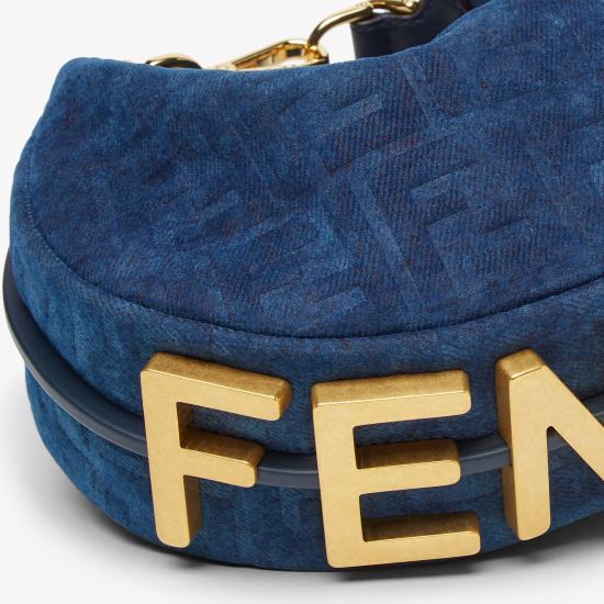26SS 펜디 토트백 8BS081AVR6F1UK1 Blue - FENDI