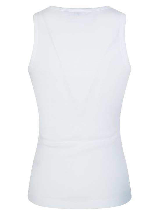 26SS 가니 토널 로고 코튼 립 탱크탑 A1050172 151 - GANNI