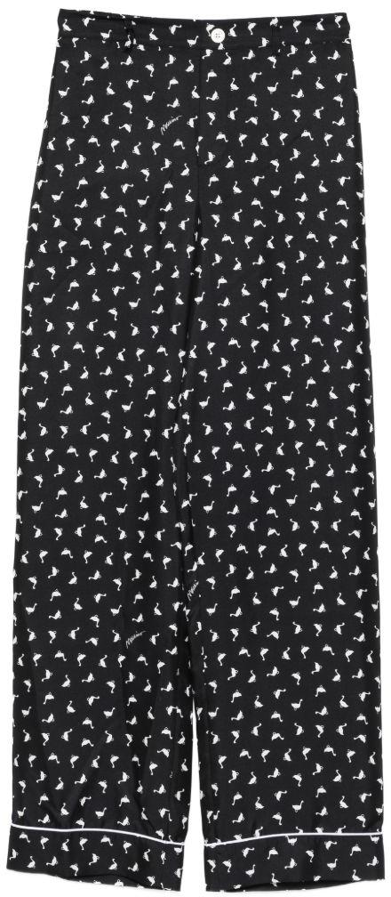 26SS 모스키노 스트레이트 팬츠 A034105621555 BLACK