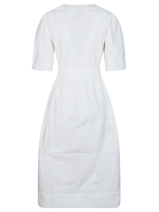 26SS 가니 롱 원피스 W1115 151 BIANCO - GANNI