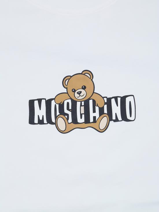 26SS [키즈] 모스키노 티셔츠 HDM072LBA00 10101 BIANCO - MOSCHINO