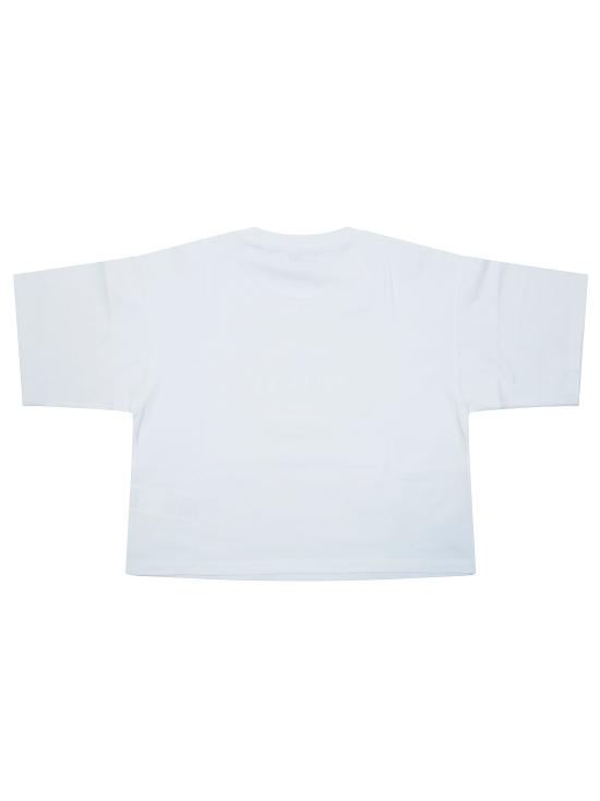 26SS [키즈] 모스키노 티셔츠 HDM072LBA00 10101 BIANCO - MOSCHINO