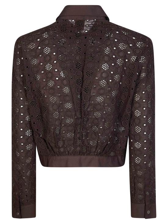 26SS 핑코 셔츠 106277A35P M28 MARRONE - PINKO