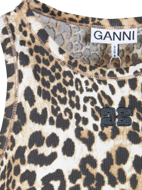 26SS 가니 레오파드 립 탱크탑 A1050073 943 - GANNI