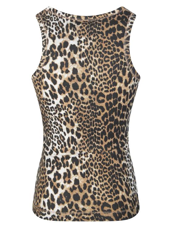 26SS 가니 레오파드 립 탱크탑 A1050073 943 - GANNI