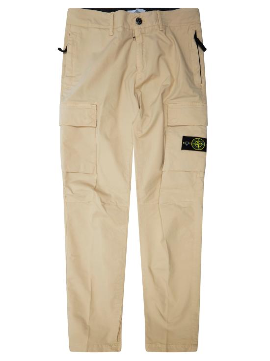 26SS [키즈] 스톤 아일랜드 스트레이트 팬츠 L1S163100004S0001 V0090 BEIGE