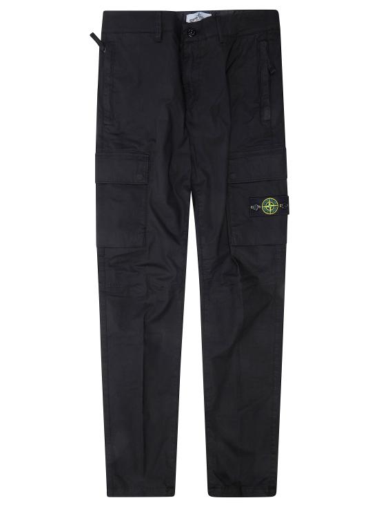 26SS [키즈] 스톤 아일랜드 스트레이트 팬츠 L1S163100004S0001 V0029 NERO