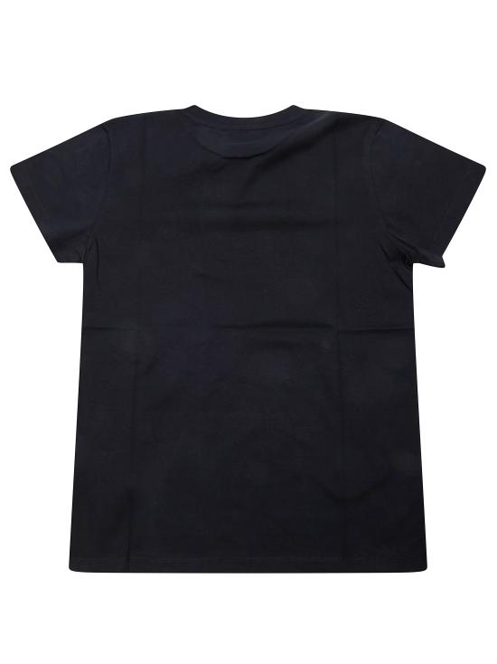 26SS [키즈] 모스키노 티셔츠 HUM05TLAA02 60100 NERO - MOSCHINO