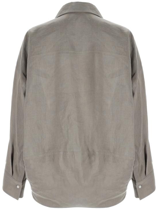 26SS 브루넬로 쿠치넬리 블라우스 MA698MQ705 C1063 GREEN - BRUNELLO CUCINELLI