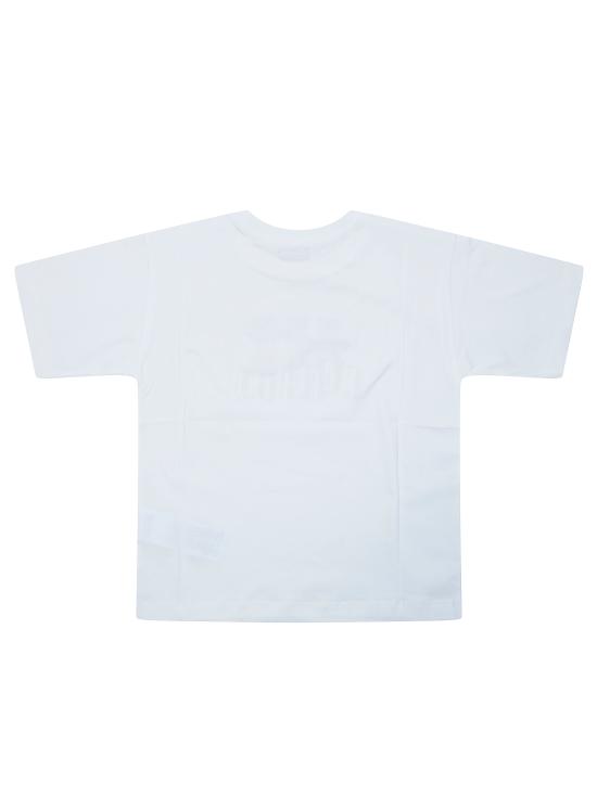 26SS [키즈] 모스키노 티셔츠 HUM05PLAA23 10101 BIANCO - MOSCHINO