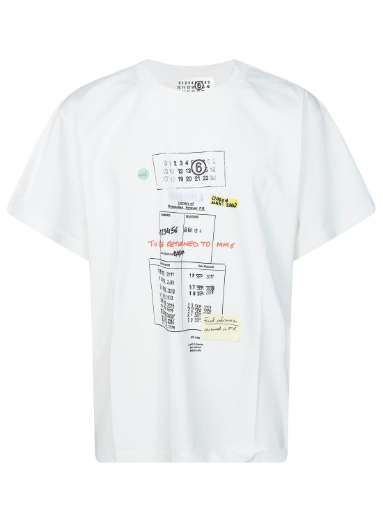 26SS MM6 메종마르지엘라 반팔 티셔츠 SH0GC0070M20170 101 BIANCO