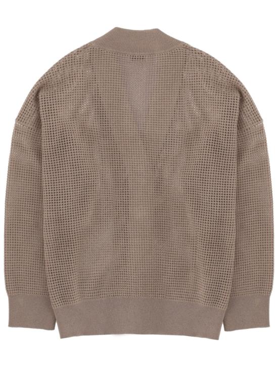 26SS 브루넬로 쿠치넬리 스웨터 M12205106 CFM68 BEIGE - BRUNELLO CUCINELLI