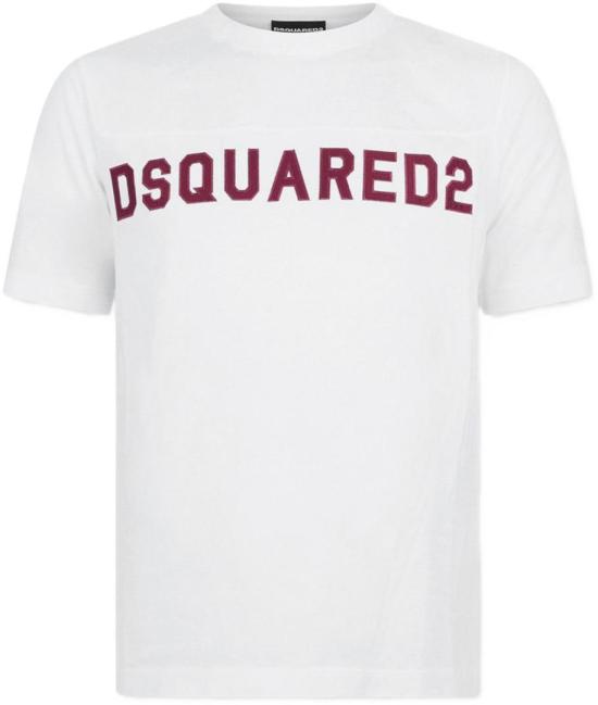 26SS 디스퀘어드2 반팔 티셔츠 S74GD1527D20108100 WHITE