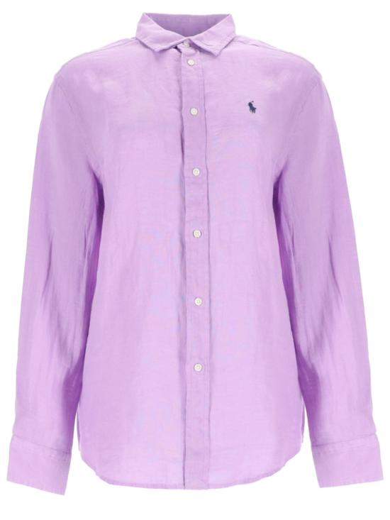 26SS 폴로 랄프로렌 포니 자수 리넨 셔츠 (211970730009) 211970730 513LIGHTMAUVE PURPLE