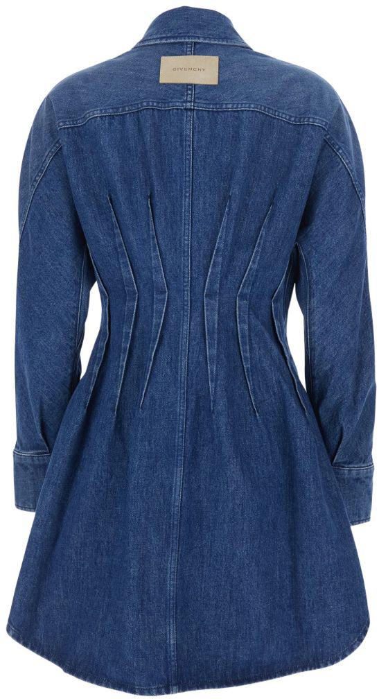 26SS 지방시 미디 원피스 BW22QS517B420 BLUE - GIVENCHY