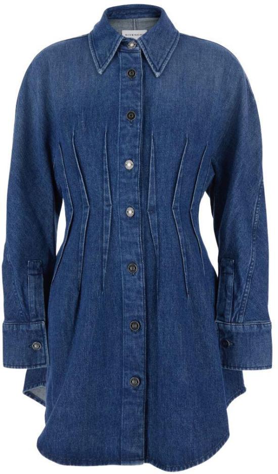 26SS 지방시 미디 원피스 BW22QS517B420 BLUE