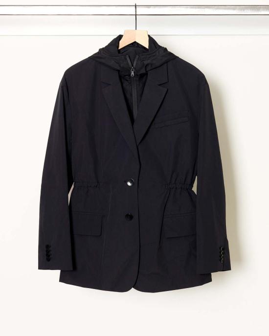  티비 자켓 테크 아노락 블레이저 블랙