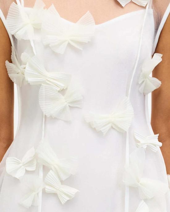  아클레어 숏 원피스 에이클러 크로안포드 미니 드레스 화이트 - ACLER