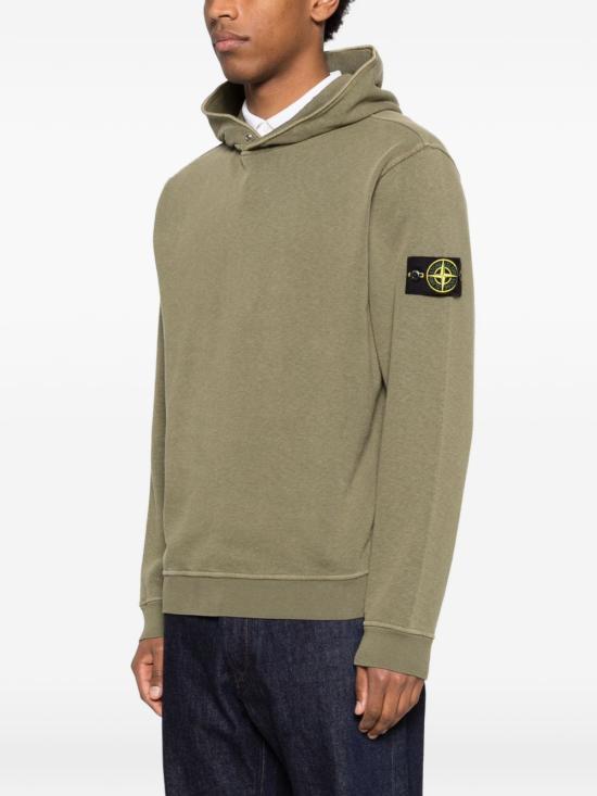 26SS 스톤 아일랜드 후드 티셔츠 L1S156100031 S0060V015G Green - STONE ISLAND