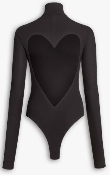 25FW 알라이아 바디수트 티셔츠 AA9B0400J070B 995 NOIRALAIA - ALAIA