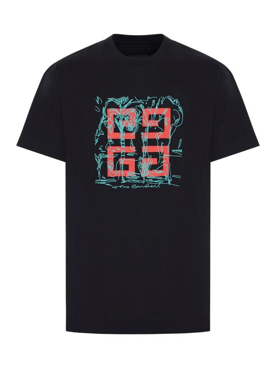 26SS 지방시 반팔 티셔츠 BM71MG3YQD 001 BLACK