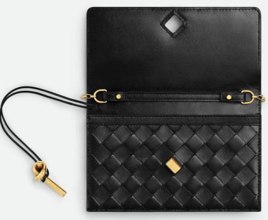 26SS 보테가베네타 클러치/파우치 844107VCPP2 1019 BLACKMBRASS - BOTTEGA VENETA