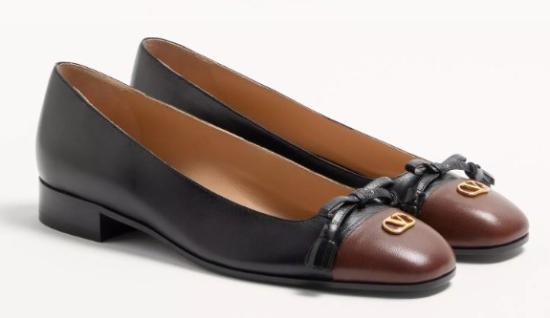 25FW 발렌티노 가라바니 발렛 두 로이 25mm 발레리나 7W2S0MR8DDT BXV NERO LIGHT COFFEE