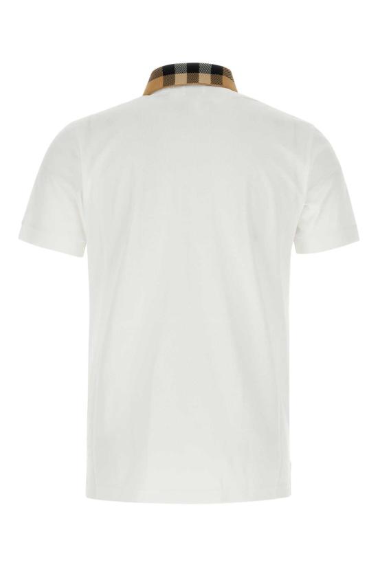 26SS 버버리 코튼 폴로 셔츠 8071621 A1464 WHITE - BURBERRY