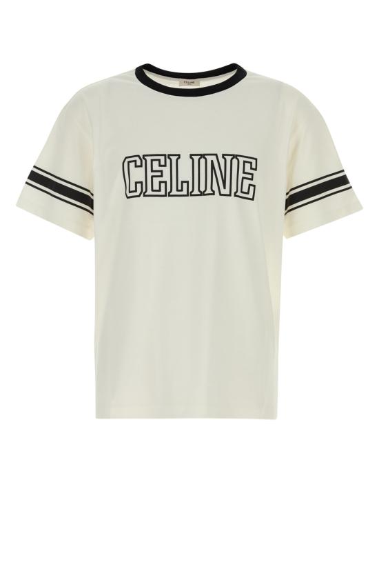 26SS 셀린느 반팔 티셔츠 RX02N671Q 01QF WASHED WHITE BLACK