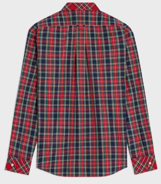 26SS 셀린느 긴팔 셔츠 RC0BH1546 GDO1 NAVYREDYELLOW - CELINE