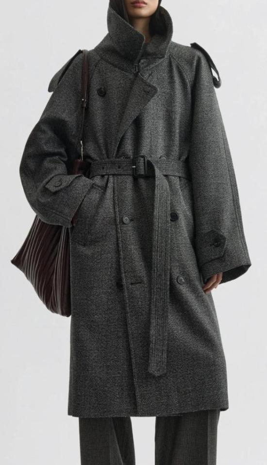 25FW 피비 파일로 코트 CM037WO2074 915BW BLACKWHITE