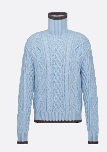  디올 터틀넥 413M630AT732 588 Bleu