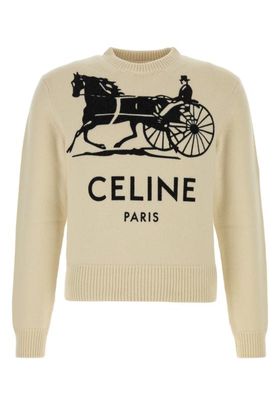 26SS 셀린느 스웨터 RY0SV1261 01W1 WHITEBLACK1