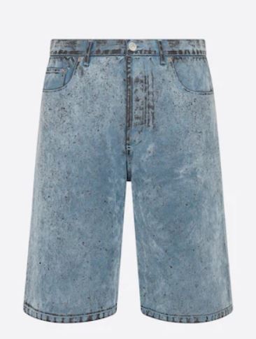  디올 데님 숏팬츠 313D008A313X 584 Bleu 584