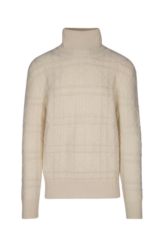  디올 터틀넥 413M646AT738 030 Ecru Ivoire