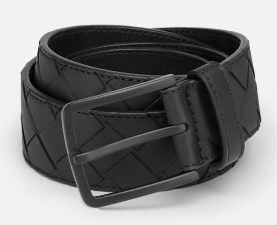 26SS 보테가베네타 가죽 벨트 609182V4KF1 8984 BLACKNEROOPACO